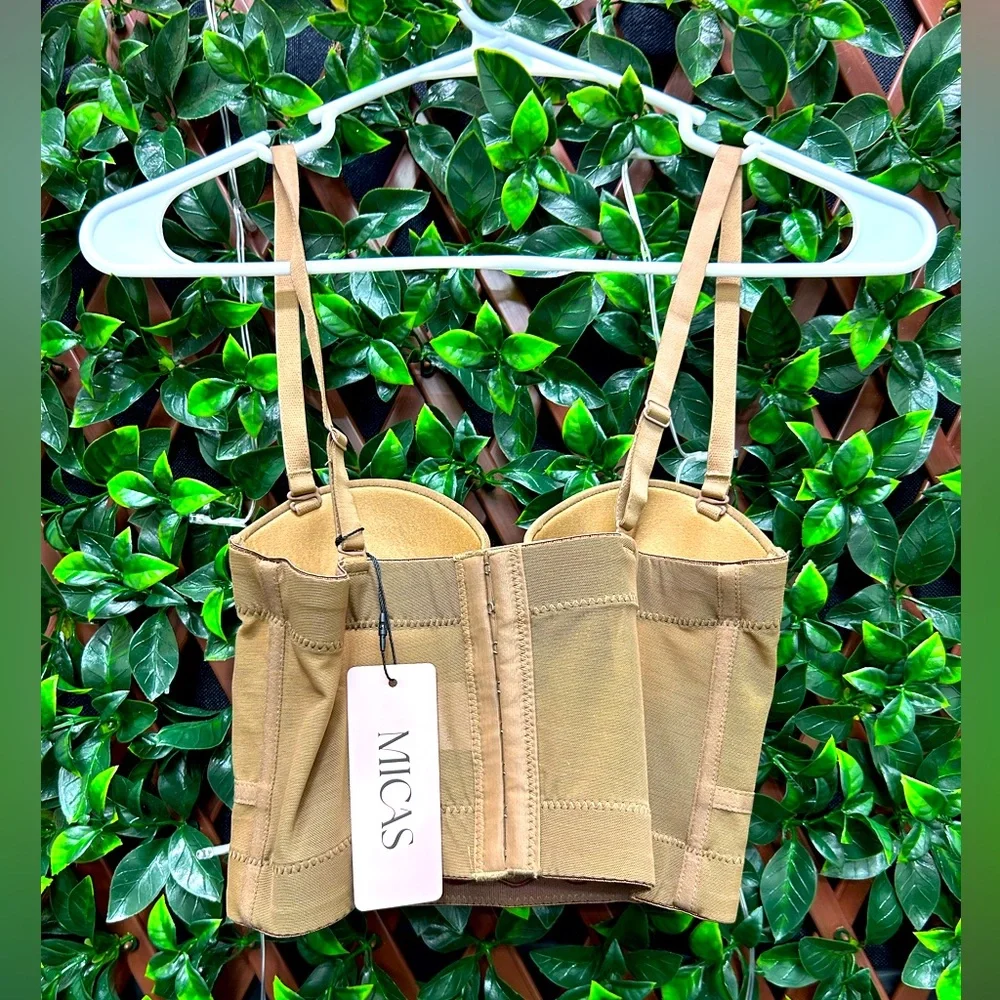 NWT Micas Size XXS Mesh Underwire Bustier - Picture 6 of 7